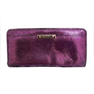 Milly Purple Women's Zip around wallet